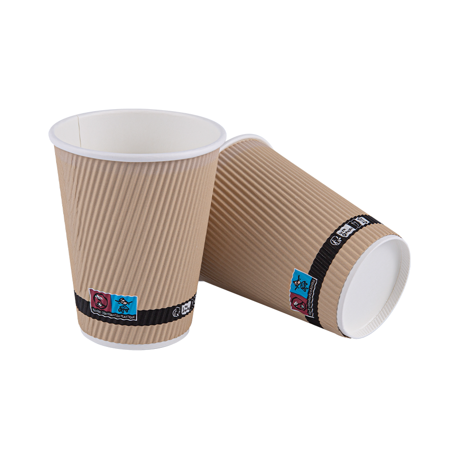 4oz Ripple Wall Paper Cup 4oz Ripple Wall Paper Cup